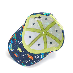 Gorra de Béisbol de Algodón de 6 Paneles con Diseño de Dinosaurio de Dibujos Animados, para Niños, Protección Solar de Verano, Certificada por BSCI - Product Image 5