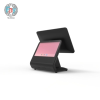 Terminal de point de vente QR 15,6 pouces 80 mm pour restaurants, écran tactile capacitif Android/Windows 1920x1080, Bluetooth 5.2/Wi-Fi 6, certifié CE