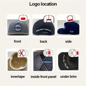 High Quality Wholesale Blank Custom Embroidery Printing Logo 5 Panel Men Outdoor Sport Gorras Polyester Oxford Dot Rope Golf - Product Image 4