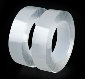 เทปกาวนาโนเจลใสสองด้านซักได้,ใช้ซ้ำได้ล้างออกได้กันลื่นแถบใสเหนียวถอดออกได้ - Product Image 4