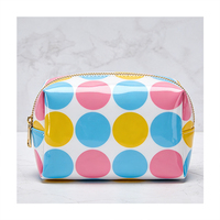 Trousse de Maquillage Dégradée Scintillante avec Nœud Décoratif en Cuir PU Brillant, Organisateur Cosmétique Portable de Voyage pour Femmes et Filles