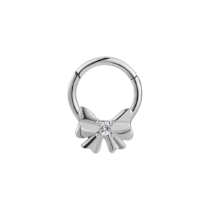 Gioielli per il Corpo in Acciaio Inossidabile all'Ingrosso, Clicker Septum con Diamanti e Zirconi per Piercing al Naso e alle Orecchie, Ideali per Regali di Matrimonio - Product Image 3