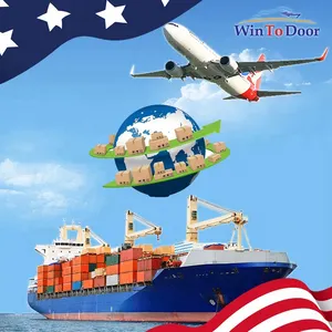 DHL-mensajería exprés, envío aéreo a almacén de FBA de América, DDU/DDP, envío de EE. UU.