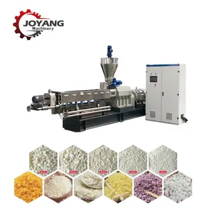 Otomatik kaba ve ince Breadcrumbs yapma makinesi Panko süreci hattı granül Breadcrumbs üretim tesisi