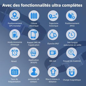Collier GPS Elecpet pour animaux de compagnie : localisation en temps réel pour prévenir la perte avec historique de trajectoire, sans abonnement mensuel, pour chiens et chats - Product Image 6