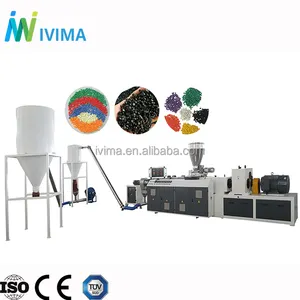 Ivima Die Face taglio a caldo plastica PVC granuli rigidi che fanno macchina/UPVC Compounding pellettizzazione linea di produzione di estrusione