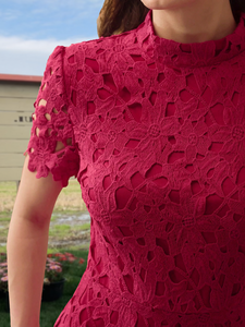 लक्जरी दुबाई नग्न शाम की पोशाक पहने शराब लाल महिलाओं की शादी की पार्टी की पोशाक - Product Image 2