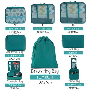 8 Set Lightweight Luggage Packing Organizers Packing <b>Cubes</b> for Travel Accessories - Product Image 2