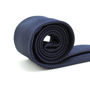 Venta al por mayor <span class=keywords><strong>de</strong></span> China, <span class=keywords><strong>corbata</strong></span> personalizada <span class=keywords><strong>de</strong></span> 7 <span class=keywords><strong>pliegues</strong></span>, azul marino, punto blanco, lujo, 100% seda, tejido Jacquard, corbatas para hombre, <span class=keywords><strong>siete</strong></span> <span class=keywords><strong>pliegues</strong></span> para hombre - Product Image 4