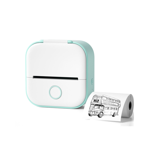 Coloured Thermal Printer Label Custom Portable Bluetooth Thermal Printer for Photo Printing Study Notes