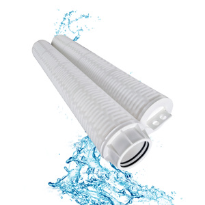 Cartouche filtrante plissée haute performance de 40 pouces pour la dessalement de l'eau des centrales électriques et l'industrie chimique - Product Image 1
