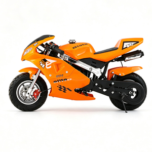 Mini moto de poche tout-terrain 49cc 4 temps refroidie par air, homologuée CE, avec décalcomanie personnalisée pour jeunes - Product Image 2