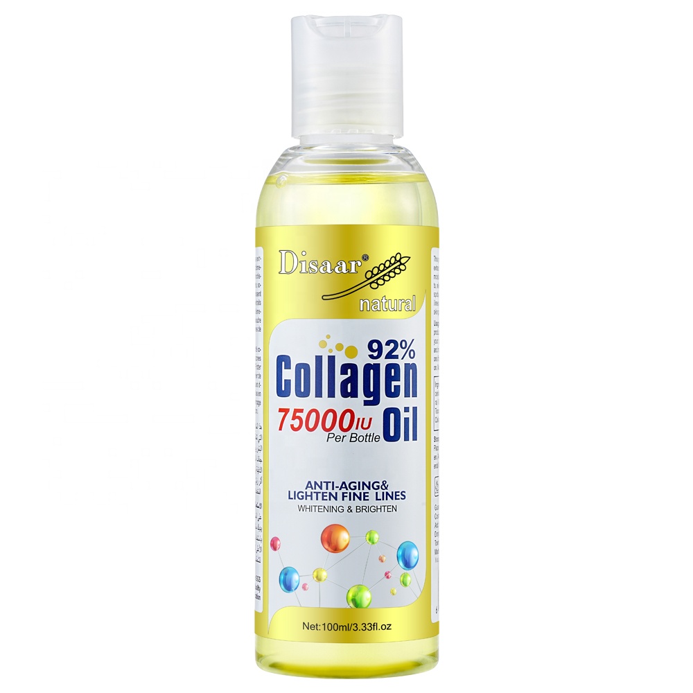 Colágeno 92%, antienvejecimiento, blanqueador, hidratante, aclara las líneas finas, reparación del cabello, aceite de masaje corporal