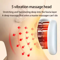 Meilleur Vendeur 2025 Masseur Intelligent avec Compression Chauffante, Appareil de Massage Cervical Électrique EMS en Forme de U pour le Cou et les Épaules, Machine de Santé