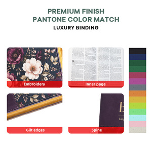 Copertina in Pelle PU Premium per Bibbia Sacra KJV, Stampa Cristiana di Alta Qualità, Resistente e Durevole, Vendita all'Ingrosso - Product Image 2