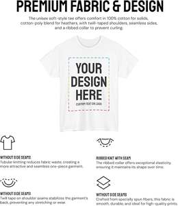 เสื้อยืดคอตตอน 100% สั่งทำพิเศษ พร้อมลายพิมพ์รูปภาพของคุณ น้ำหนัก 180 กรัม สไตล์สมาร์ทแคชชวล สำหรับผู้ชาย ผู้หญิง และเด็ก - Product Image 4