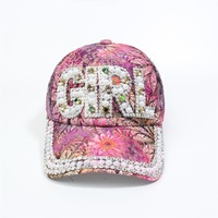 Sombreros de Sol para Mujer con Pedrería, Protección UV, Gorra de Béisbol Brillante Decorada, Gorras para Espectáculos de Danza, Gorras con Personalidad, Gorra de Hip Hop para Calle y Aire Libre