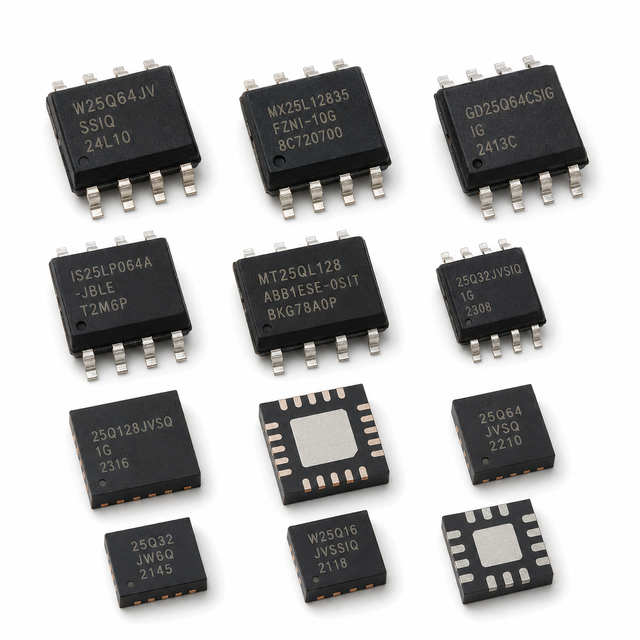 W25Q128JVSIQ W25Q Series SPI NOR Flash IC chip BOM Quote (128Mbit Flash, Serial Flash, NOR Flash, Memory)