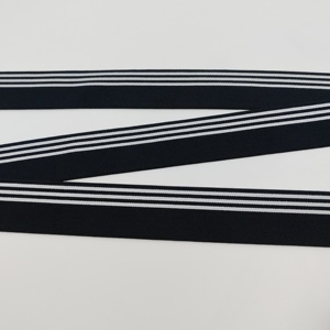 สายรัดผ้าแจ็คการ์ดลายทางขนาด 30 มม.-50 มม. แบบกำหนดเอง สายรัดโพลีเอสเตอร์ไนลอนหนา สายรัดเข็มขัดพร้อมโลโก้แบบกำหนดเอง สายรัดเข็มขัดตัวอักษรแบบกำหนดเอง ทนทาน - Product Image 3