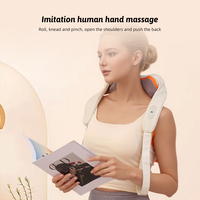 Top vente sans fil pétrissage épaule masseur Shiatsu cou et épaule masseur 3 vitesses pour cou dos corps masseur