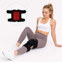 VU 660nm & 850nm Wiederaufladbares Nahinfrarot-Lichttherapiegerät Vibrations-Kniemassagegerät zur Schmerzlinderung