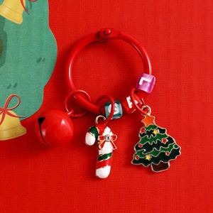 <b>Christmas</b> Keychain Santa <b>Reindeer</b> Tree Wreath Candy Cane Bell Pendant Car Hanging Backpack Ornament Gift Party Favor Souvenir - Product Image 4
