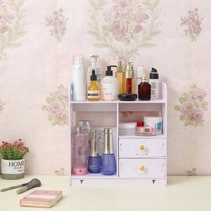 Organizador de Cosméticos con Cajones, Cómoda de Noche, Organizador de Productos para el Cuidado de la Piel, Estante de Almacenamiento para Escritorio de Oficina - Product Image 4