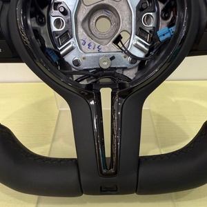Volante de Cuero Negro Personalizado para <span class=keywords><strong>BMW</strong></span> F10 F11 F22 F30 F20 F15 F16 F02 F80 F45 E90 E70 E92 - Product Image 5