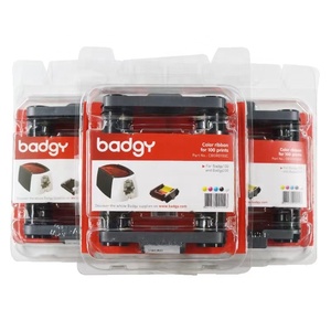 Imprimante de cartes Evolis Badgy100 / 200 CBGR0100C Ruban <span class=keywords><strong>couleur</strong></span> original carbone - Product Image 4
