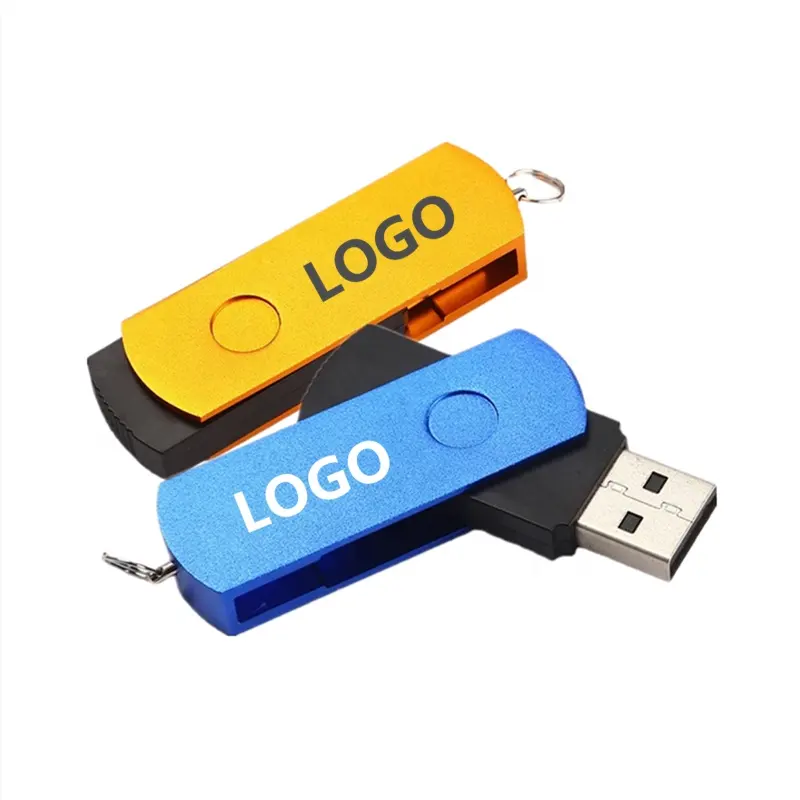 ต่ําราคา USB 3.0 หน่วยความจํา 1 GB 2 GB 4 GB 8 GB 16 GB 32 GB 64 GB ไดรฟ์ปากกา 128 GB หมุน USB 2.0 แฟลชไดรฟ์โลโก้ที่กําหนดเอง