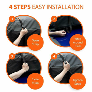 Échantillon gratuit OEM Sac de transport de toit de voiture de haute qualité à vente chaude avec une capacité durable et importante Sac de toit de voiture - Product Image 5