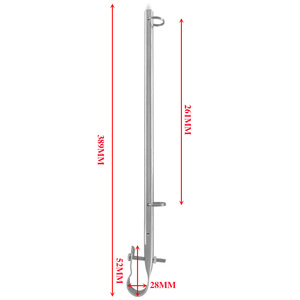 Gancho para barco Isure de 40 cm de acero inoxidable para actualización de hardware marino - Product Image 4