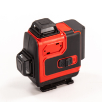 Niveau laser vert haute précision 4D 16 lignes, auto-nivelant 360°, pour extérieur, longue durée de vie de la batterie, avec trépied