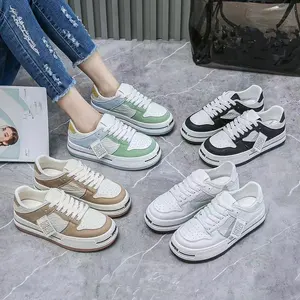 Grosir murah sepatu jalan wanita Logo kustom sepatu kasual sneaker sejuk untuk wanita