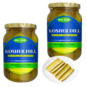 Vente en gros de cornichons d'aneth casher en seaux de 10kg pour distributeurs de services alimentaires - Product Image 3