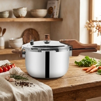 Olla a Presión de Acero Inoxidable para Cocina, Olla a Presión de Inducción de 4L 5L para Cocción Rápida, Venta al por Mayor