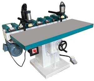Máquina de Perforación Semiautomática de Ocho Ejes Ajustable para Trabajar la Madera, Perforadora Horizontal de Agujeros Redondos para Madera Sólida - Product Image 3