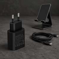 Bloc chargeur USB-C PD PPS HNT 25W 45W avec emballage de vente au détail compatible avec Samsung Galaxy S25 S24 S23 S22 S21
