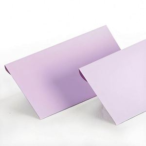 Enveloppes carrées violettes en papier kraft écologique, style INS, taille personnalisée, impression de logo, design gratuit, prix d'usine - Product Image 2