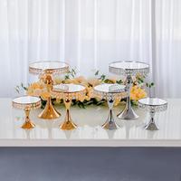 Présentoir à cupcakes en métal de style européen, plateau sirène, plateau à fruits, présentoir à desserts, miroir acrylique – Vente en gros Chine