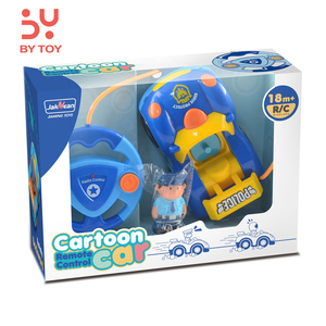 Offres Spéciales facile à utiliser télécommande dessin animé Police radiocommande enfants électrique radiocommande voiture de course jouets pour les tout-petits - Product Image 5