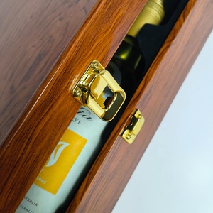 High End Red Wine Wooden Box with Wine Utensils, Piano Baking Paint Packaging <strong>Gift</strong> Box - Product Image 4