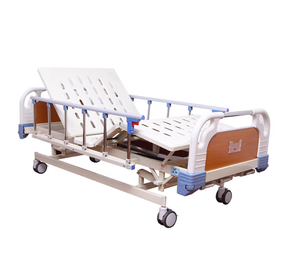 Cama de Hospital Manual de 3 Funciones, Cama Médica de Cuidados Intensivos con Ajuste de Altura General para Clínica y Cuidado de Ancianos - Product Image 1