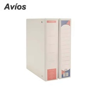 Carpeta de Anillas de PVC con Tapa Dura, Tamaño A4, Ecológica, para Archivar Documentos de Oficina