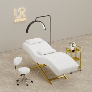 Cama de Lujo para Pestañas Union Win Curvada para Extensiones Sillón de Salón de Belleza Camilla para Pestañas Cama de Masaje para Pestañas - Product Image 1