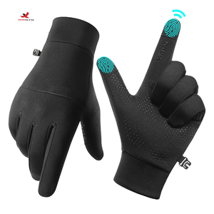 Gants de sport thermiques à écran tactile pour le cyclisme et la course en extérieur, antidérapants, en polyester et nylon, chauds, unisexes, GZ RTS, commande en gros - Product Image 1