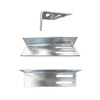 Équerre d'angle haute résistance Q355, Fabrication de plaques d'acier, Usinage sur mesure, Quincaillerie murale extérieure pour bâtiments de grande hauteur