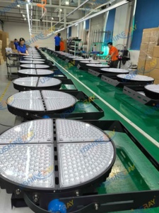 Reflector LED Circular de Gran Potencia 1800W con Controlador de Corriente Constante para Campos Deportivos, Pistas de Atletismo y Grandes Instalaciones - Product Image 3