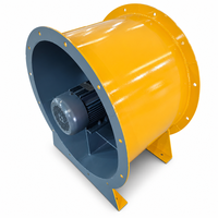 Ventilateur axial de qualité commerciale à haute pression statique pour l'extraction de poussières industrielles et le contrôle du flux d'air dans les tunnels