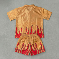 Ensemble de survêtement d'été personnalisé pour homme, en nylon léger, coupe-vent en polyester, veste zippée et short assorti